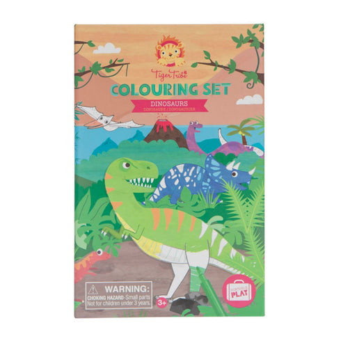 TIGER TRIBE - Colouring Set - Dinosaurs